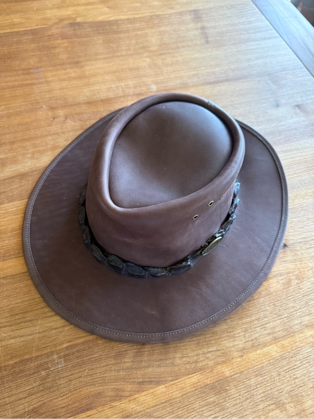 Leather & Croc made in South Africa Safari Hat